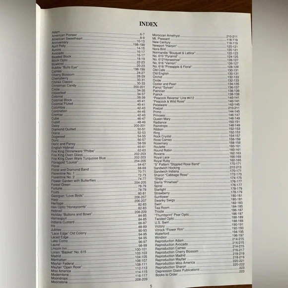 The Collector's Encyclopedia of Depression Glass Gene Florence 10th Ed. Book - Picture 4 of 6